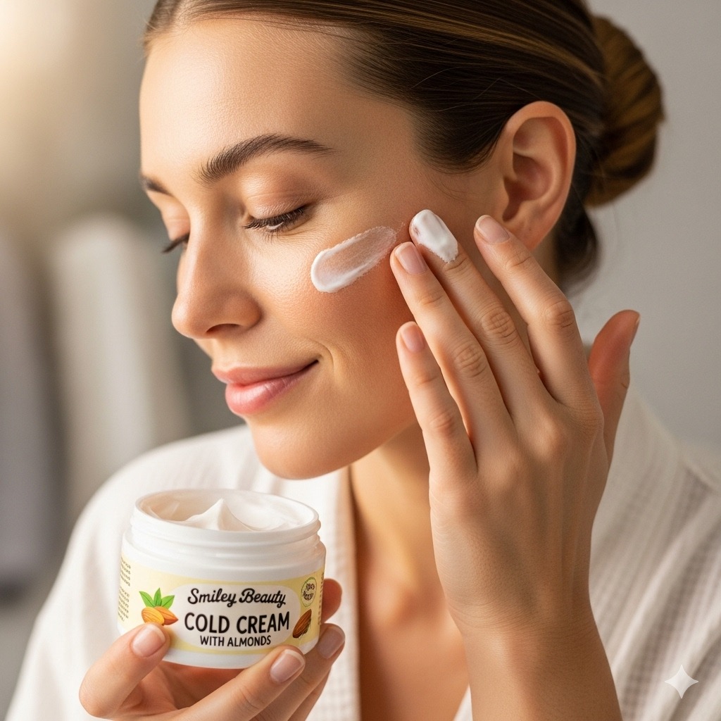 Deep Nourishment & Natural Glow: Smiley Beauty’s Almond Day Cold Cream